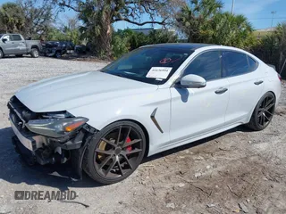 2019 Genesis G70 Dynamic with VIN KMTG34LE8KU031322, listed as a IAAI auction lot 41636994 with 55,325 mi miles and . Bid and sale history available at DreamBid. Image 2.