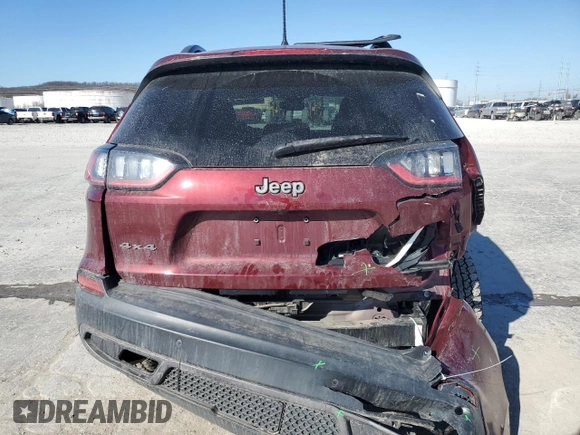 2021 Jeep Cherokee Trailhawk with VIN 1C4PJMBX7MD139411, listed as a Copart auction lot 48545725 with 54,095 mi miles and Salvage title. Bid and sale history available at DreamBid. Image 6.