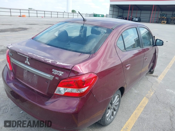 2017 Mitsubishi Mirage SE with VIN ML32F4FJ0HHF08003, listed as a IAAI auction lot 42462444 with 78,732 mi miles and . Bid and sale history available at DreamBid. Image 4.