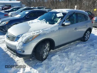 2008 Infiniti EX Journey with VIN JNKAJ09F18M350104, listed as a IAAI auction lot 41329091 with Not Provided miles and . Bid and sale history available at DreamBid. Image 2.