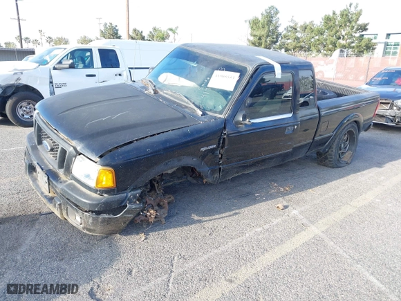 2004 Ford Ranger XL with VIN 1FTYR14U84PB34117, listed as a IAAI auction lot 41905553 with 216,253 mi miles. Bid and sale history available at carsss.com. Image 2.