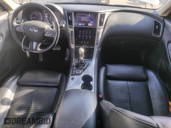2016 Infiniti Q50 Red Sport 400 с VIN JN1FV7AR9GM451418, выставлен на аукционе Copart как лот 55156565 с пробегом 83 859 миль миль и Списание • Salvage title. История ставок и продаж доступна на DreamBid. Изображение 8.