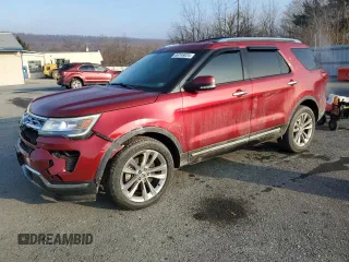 2018 Ford Explorer Limited with VIN 1FM5K8FH5JGA67614, listed as a Copart auction lot 86749024 with 103,591 mi miles and Salvage Title. Bid and sale history available at carsss.com. Image 1.