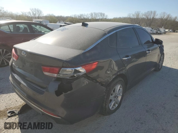 2016 Kia Optima LX z VIN KNAGT4L30G5107370, wystawiony jako Copart lot #50686815 z przebiegiem 156 297 mil mil oraz Szkoda całkowita • Salvage title. Historia ofert i sprzedaży dostępna na DreamBid. Obrazek 3.
