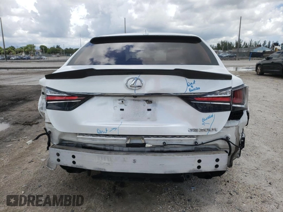 2016 Lexus GS 200t with VIN JTHBA1BL0GA002420, listed as a Copart auction lot 65318375 with 125,494 mi miles and Salvage title. Bid and sale history available at DreamBid. Image 6.