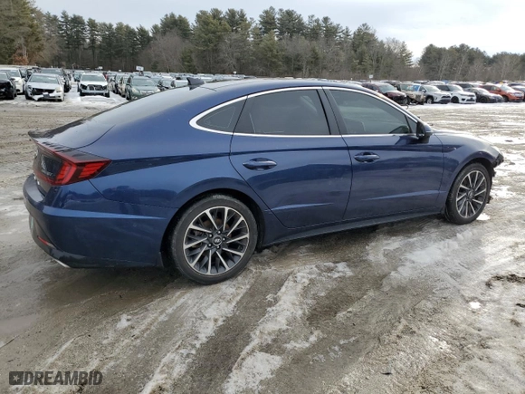 2020 Hyundai Sonata Limited with VIN 5NPEH4J25LH019754, listed as a Copart auction lot 45726155 with 31,775 mi miles and Salvage Title. Bid and sale history available at carsss.com. Image 3.