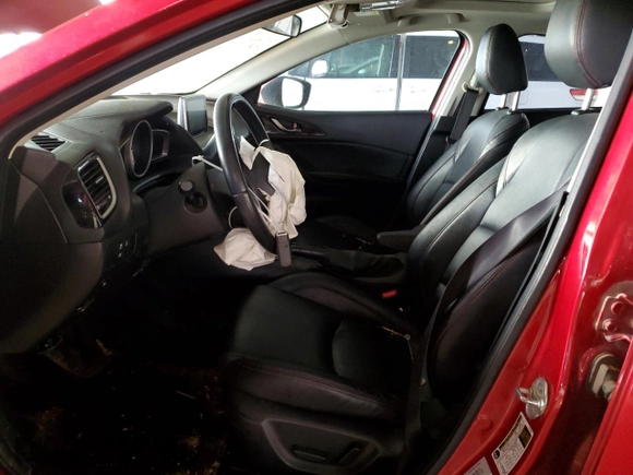 2014 Mazda 3 i Grand Touring with VIN JM1BM1W74E1178891, listed as a Copart auction lot 52895585 with 180,276 mi miles and Salvage Title. Bid and sale history available at carsss.com. Image 7.