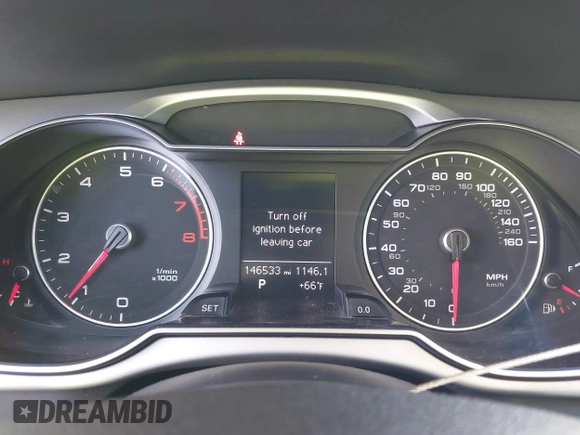 2015 Audi A4 Premium with VIN WAUBFAFL9FN034560, listed as a IAAI auction lot 41290388 with 146,533 mi miles. Bid and sale history available at carsss.com. Image 7.