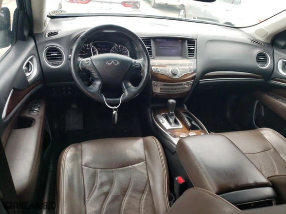 2014 Infiniti QX60 with VIN 5N1AL0MN0EC542234, listed as a Copart auction lot 50624225 with 79,720 mi miles and Salvage Title. Bid and sale history available at carsss.com. Image 8.
