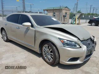 2014 Lexus LS 460 L with VIN JTHGL5EF8E5053392, listed as a IAAI auction lot 42456205 with 136,032 mi miles and . Bid and sale history available at DreamBid. Image 1.