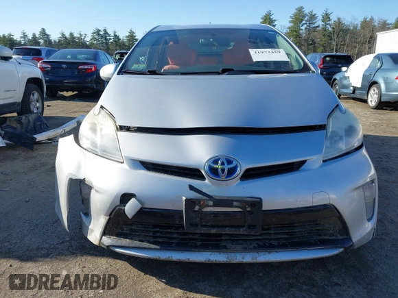 2013 Toyota Prius One with VIN JTDKN3DU8D5564853, listed as a IAAI auction lot 41973459 with 160,391 mi miles. Bid and sale history available at carsss.com. Image 13.