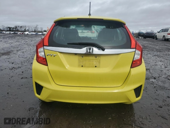 2016 Honda Fit EX-L with VIN 3HGGK5H80GM705311, listed as a Copart auction lot 45185035 with 26,457 mi miles and Salvage title. Bid and sale history available at DreamBid. Image 6.
