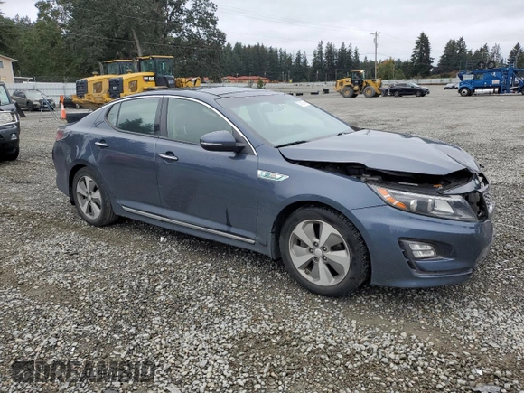 2014 Kia Optima Hybrid EX with VIN KNAGN4AD0E5063891, listed as a Copart auction lot 74816874 with 86,743 mi miles and Salvage Title. Bid and sale history available at carsss.com. Image 4.
