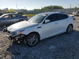 2016 Kia Optima SXL Turbo with VIN 5XXGV4L23GG115981, listed as a Copart auction lot 52646205 with 96,585 mi miles and Salvage title. Bid and sale history available at DreamBid. Image 1.