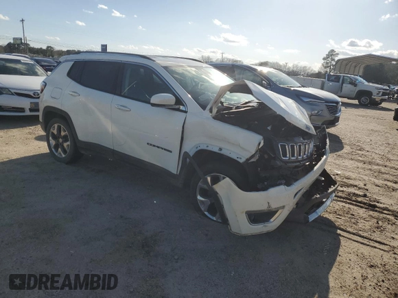 2021 Jeep Compass Limited with VIN 3C4NJDCB0MT602879, listed as a Copart auction lot 47693365 with 77,532 mi miles and Non Repairable. Bid and sale history available at carsss.com. Image 4.