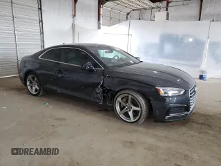 2019 Audi A5 Premium Plus with VIN WAUTNAF54KA008183, listed as a Copart auction lot 50423625 with 50,476 mi miles and Salvage Title. Bid and sale history available at DreamBid. Image 4.