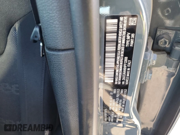 2017 Jeep Renegade Sport with VIN ZACCJAAH6HPF12808, listed as a Copart auction lot 77954704 with 80,509 mi miles and Salvage title. Bid and sale history available at DreamBid. Image 12.