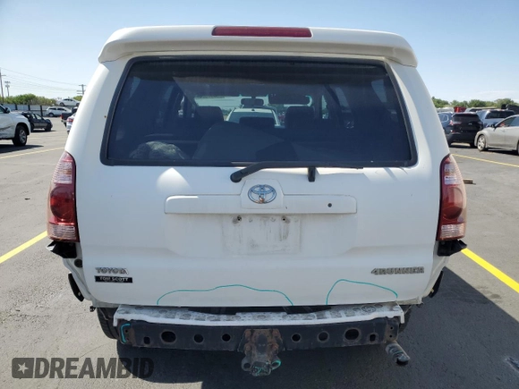 2004 Toyota 4Runner SR5 with VIN JTEBU14R840031753, listed as a Copart auction lot 59217525 with 180,311 mi miles and Salvage title. Bid and sale history available at DreamBid. Image 6.
