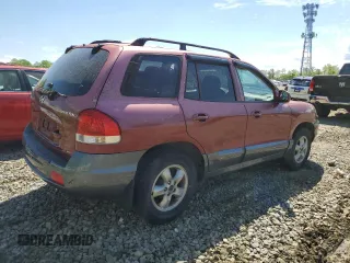 2005 Hyundai Santa Fe GLS with VIN KM8SC73D35U975899, listed as a Copart auction lot 56174615 with 182,798 mi miles and Salvage title. Bid and sale history available at DreamBid. Image 3.