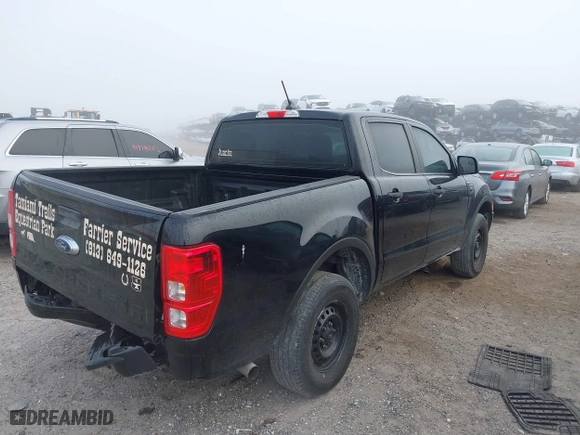 2022 Ford Ranger XL with VIN 1FTER4EHXNLD40232, listed as a IAAI auction lot 41486537 with 44,486 mi miles. Bid and sale history available at carsss.com. Image 4.