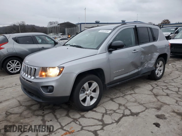 2017 Jeep Compass Sport with VIN 1C4NJCBA7HD124104, listed as a Copart auction lot 84603894 with 138,377 mi miles and Clean Title. Bid and sale history available at carsss.com. Image 1.