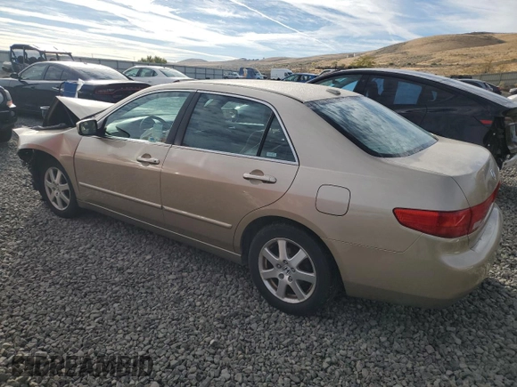 2005 Honda Accord EX-L z VIN 1HGCM66585A043379, wystawiony jako Copart lot #51011005 z przebiegiem Nie podano mil oraz Szkoda całkowita • Salvage title. Historia ofert i sprzedaży dostępna na DreamBid. Obrazek 2.