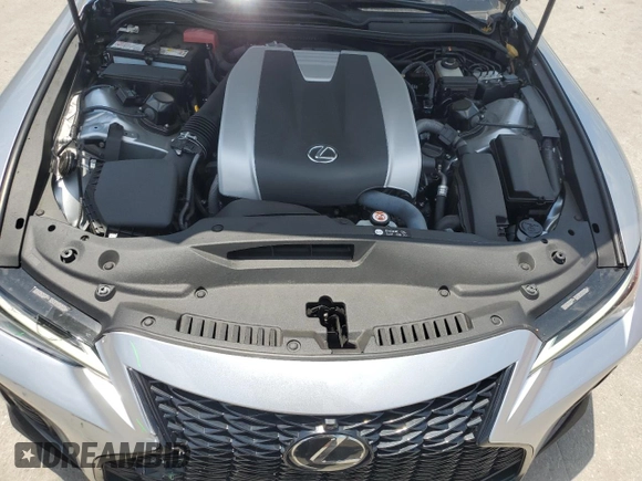 2023 Lexus IS 350 F Sport with VIN JTHGZ1B22P5069924, listed as a Copart auction lot 57846165 with 19,862 mi miles and Salvage title. Bid and sale history available at DreamBid. Image 11.