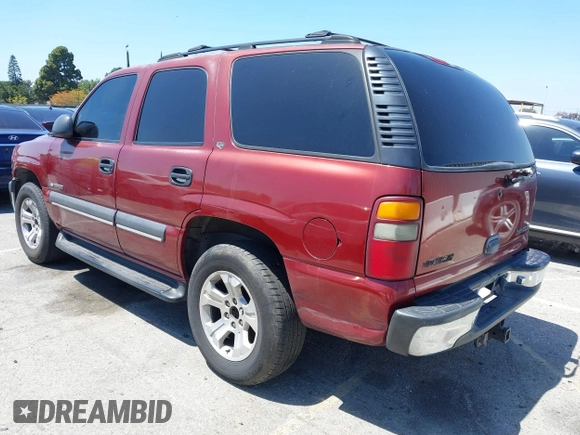 2002 Chevrolet Tahoe LT with VIN 1GNEC13Z92R126893, listed as a IAAI auction lot 42149116 with 223,672 mi miles and . Bid and sale history available at DreamBid. Image 3.
