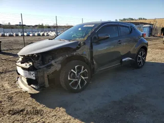 2018 Toyota C-HR XLE with VIN NMTKHMBX9JR029349, listed as a Copart auction lot 49437215 with 54,337 mi miles and Salvage Title. Bid and sale history available at carsss.com. Image 1.