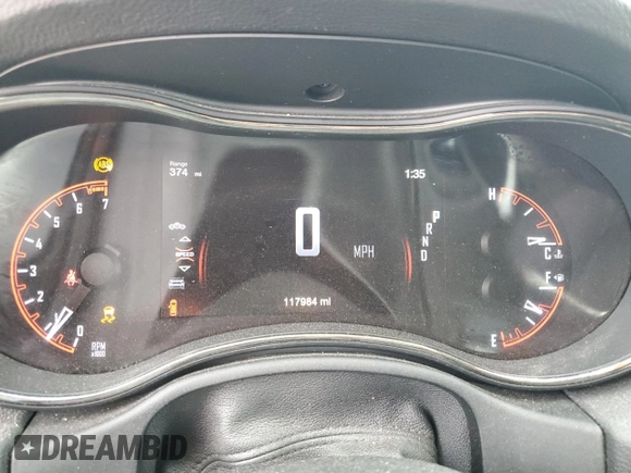 2018 Dodge Durango GT with VIN 1C4RDHDG1JC371492, listed as a Copart auction lot 55058505 with 117,984 mi miles and Salvage title. Bid and sale history available at DreamBid. Image 9.