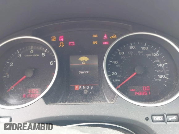 2007 Audi A4 2.0T z VIN WAUDF48H27K030372, wystawiony jako IAAI lot #42429605 z przebiegiem 143 351 mil mil oraz . Historia ofert i sprzedaży dostępna na DreamBid. Obrazek 7.