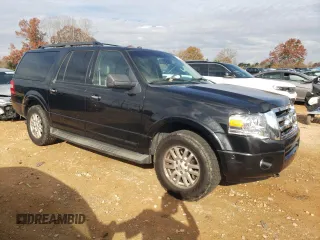 2011 Ford Expedition EL XLT with VIN 1FMJK1J59BEF18785, listed as a Copart auction lot 82273504 with 296,830 mi miles and Salvage Title. Bid and sale history available at carsss.com. Image 4.