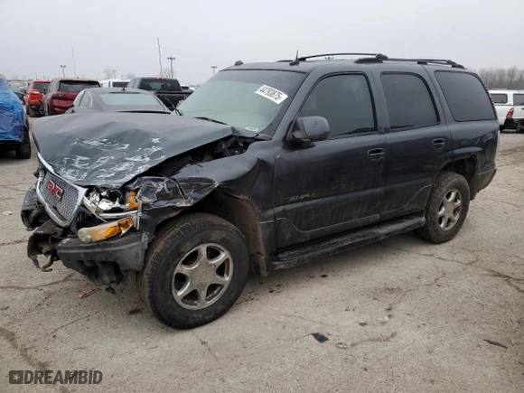 2004 GMC Yukon Denali with VIN 1GKEK63U04J139289, listed as a Copart auction lot 44793875 with 0 mi miles and Salvage Title. Bid and sale history available at carsss.com. Image 1.