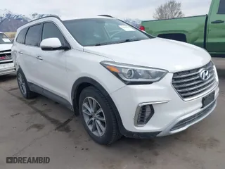 2017 Hyundai Santa Fe SE with VIN KM8SNDHF7HU223601, listed as a IAAI auction lot 41870999 with 107,325 mi miles. Bid and sale history available at carsss.com. Image 1.