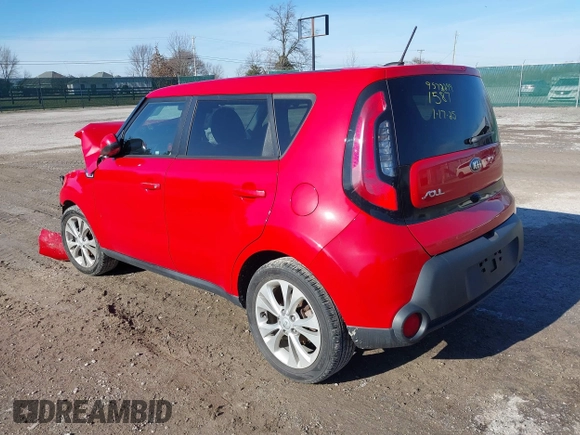 2015 Kia Soul + with VIN KNDJP3A55F7791587, listed as a IAAI auction lot 41474274 with 83,743 mi miles and . Bid and sale history available at DreamBid. Image 3.