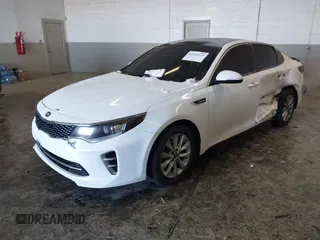 2016 Kia Optima SX Turbo with VIN 5XXGW4L23GG016526, listed as a IAAI auction lot 41428139 with 112,603 mi miles and . Bid and sale history available at carsss.com. Image 2.