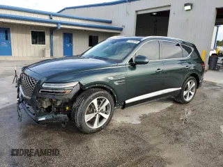 2021 Genesis GV80 Advanced Plus with VIN KMUHCESC4MU068036, listed as a Copart auction lot 79125234 with 33,309 mi miles and Salvage Title. Bid and sale history available at DreamBid. Image 1.