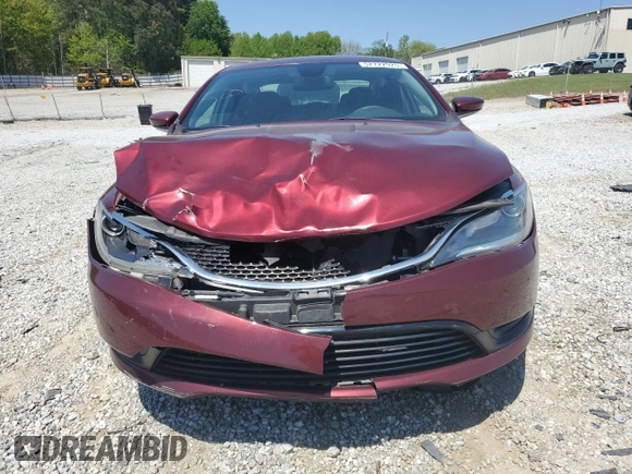 2016 Chrysler 200 LX with VIN 1C3CCCFB1GN186244, listed as a Copart auction lot 52722925 with 84,483 mi miles and Salvage Title. Bid and sale history available at carsss.com. Image 5.