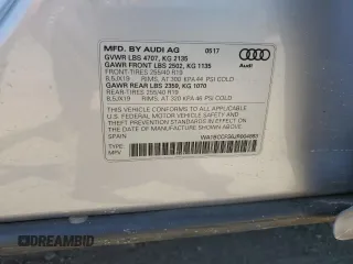 2018 Audi Q3 Premium with VIN WA1BCCFS6JR004863, listed as a Copart auction lot 50383263 with 74,102 mi miles. Bid and sale history available at carsss.com. Image 14.