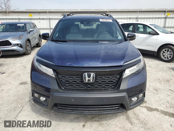 2021 Honda Passport Touring with VIN 5FNYF8H99MB042984, listed as a Copart auction lot 52858975 with 35,308 mi miles and Salvage title. Bid and sale history available at DreamBid. Image 5.