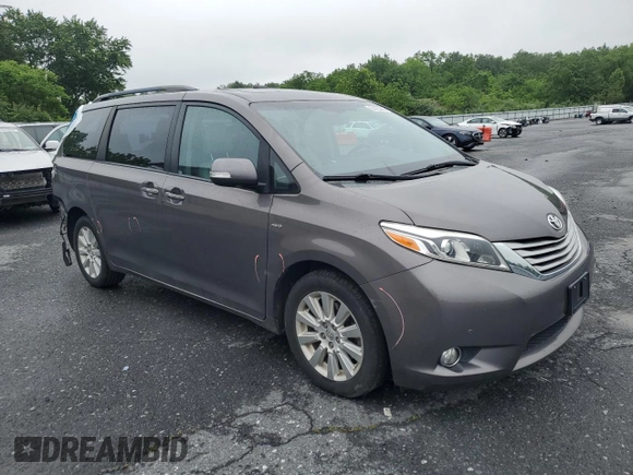 2016 Toyota Sienna Limited with VIN 5TDDK3DC8GS130925, listed as a Copart auction lot 60163985 with 157,507 mi miles and Salvage title. Bid and sale history available at DreamBid. Image 4.