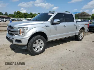2019 Ford F-150 XL with VIN 1FTEW1E46KFA14796, listed as a Copart auction lot 58935565 with 152,465 mi miles and Salvage title. Bid and sale history available at DreamBid. Image 1.