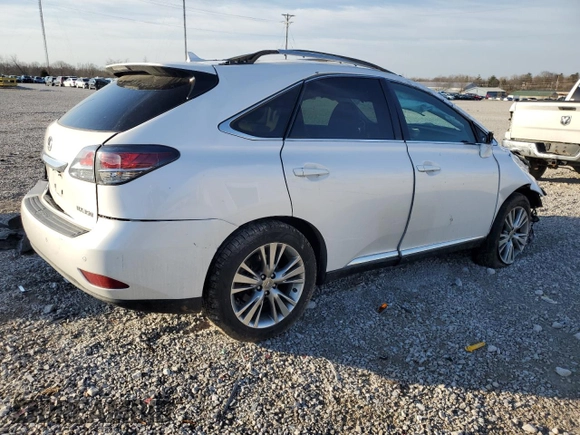 2013 Lexus RX 350 with VIN 2T2BK1BAXDC166015, listed as a Copart auction lot 48968335 with 0 mi miles and Salvage Title. Bid and sale history available at carsss.com. Image 3.