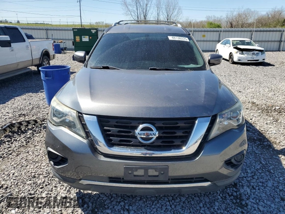 2017 Nissan Pathfinder S with VIN 5N1DR2MN1HC697435, listed as a Copart auction lot 48138225 with 128,782 mi miles and Salvage title. Bid and sale history available at DreamBid. Image 5.