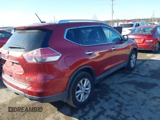 2016 Nissan Rogue SL with VIN KNMAT2MV3GP699140, listed as a IAAI auction lot 41430911 with 129,015 mi miles and . Bid and sale history available at DreamBid. Image 4.