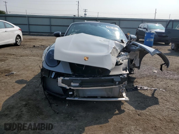 2024 Porsche 911 Carrera S with VIN WP0CB2A93RS245845, listed as a Copart auction lot 67671974 with 333 mi miles and Salvage Title. Bid and sale history available at carsss.com. Image 5.