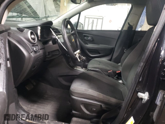 2016 Chevrolet Trax LS with VIN KL7CJNSB3GB545871, listed as a Copart auction lot 47133575 with 101,693 mi miles and Salvage Title. Bid and sale history available at carsss.com. Image 7.