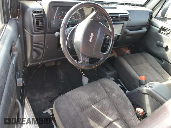 2005 Jeep Wrangler Rubicon with VIN 1J4FA69S75P383071, listed as a Copart auction lot 86371504 with 92,951 mi miles and Salvage Title. Bid and sale history available at carsss.com. Image 8.