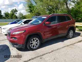 2015 Jeep Cherokee Latitude with VIN 1C4PJLCB9FW627800, listed as a Copart auction lot 56161195 with 213,821 mi miles and Clean Title. Bid and sale history available at DreamBid. Image 1.