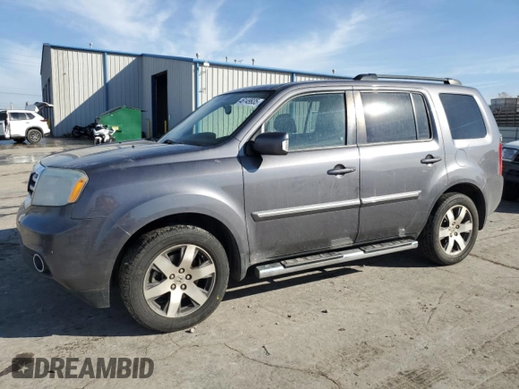 2015 Honda Pilot Touring with VIN 5FNYF4H99FB051180, listed as a Copart auction lot 46149935 with 211,540 mi miles and Salvage Title. Bid and sale history available at DreamBid. Image 1.